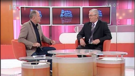HTV &ndash; Dobro jutro Hrvatska, gost  Milivoj &Scaron;pika prof. (BUZ)