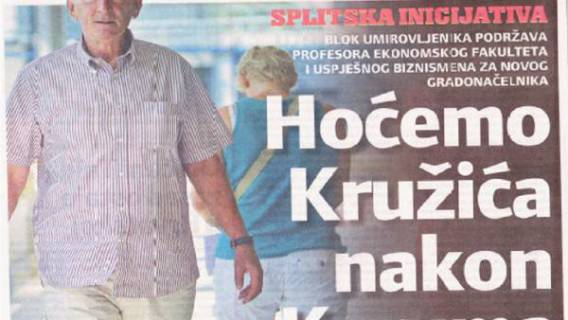 Inicijativa grupe uglednih Spli&aelig;ana: Ho&aelig;emo Kruži&aelig;a nakon Keruma