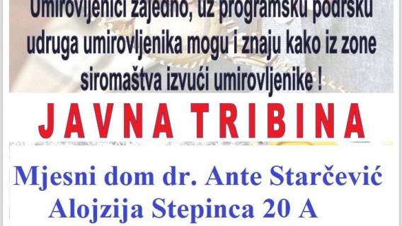 JAVNA TRIBINA &ndash; BJELOVAR 03.02.2024.