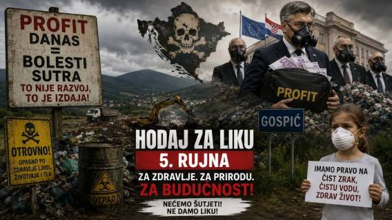 Kada se profit stavi iznad zdravlja naroda onda to vi&scaron;e nije politika, to je izdaja budućnosti!