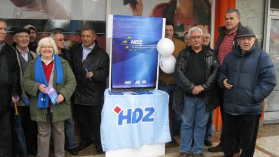 Koalicijski partneri HDZ-a i BUZ-a u G&Egrave; Novi Zagreb - Istok održali su akciju