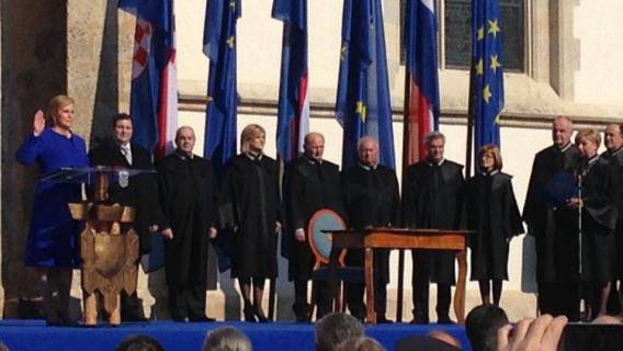 Kolinda Grabar Kitarović prisegnula kao prva predsjednica Republike Hrvatske