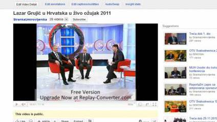Lazar Gruji&aelig; - gost na HTV1