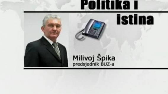 Milivoj &Scaron;pika, predsjednik BUZ-a u javljanju za TV Vinkovci