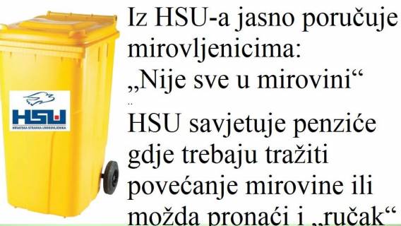 Neki vrli &bdquo;predstavnici&ldquo; umirovljenika poručuju im kako &bdquo;Nije sve u mirovini&ldquo; 