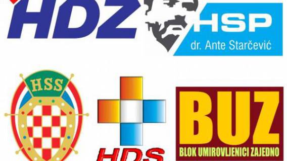 Petak 13. Prvo zajedni&egrave;ko okupljanje koalicje HDZ, HSP-AS, HSS, HDS, BUZ