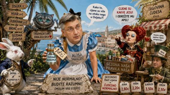 Plenković kao &bdquo;Alisa&ldquo; sa Hvara!?