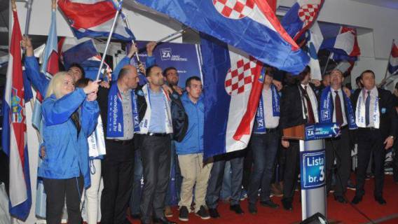 Predizborni skup Domoljubne koalicije u Beli&scaron;ću