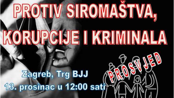 Protiv siroma&scaron;tva, korupcije i kriminala!