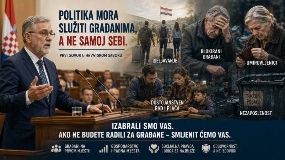 Prvi govor predsjednika BUZ-a Milivoja &Scaron;pike u Hrvatskom saboru 22. siječnja 2016. 