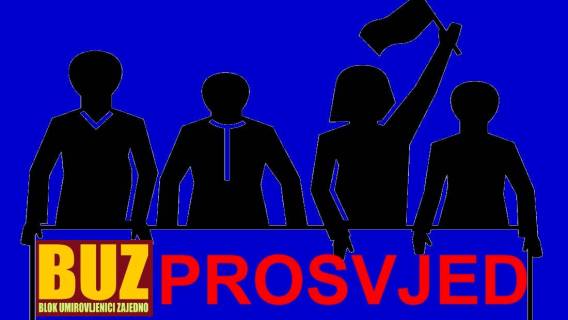 SADA BI BILO DOSTA, SLIJEDI PROSVJED!