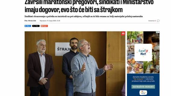 Sindikalna borba ili cirkus u režiji interesnih skupina?