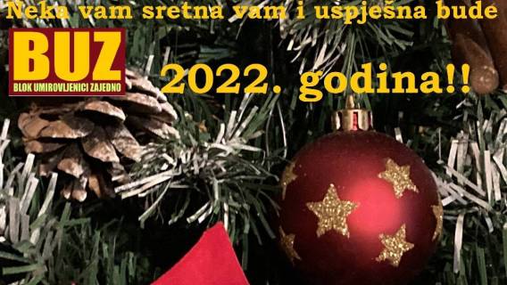 Sretnu vam i uspje&scaron;nu želimo 2022. godinu!!