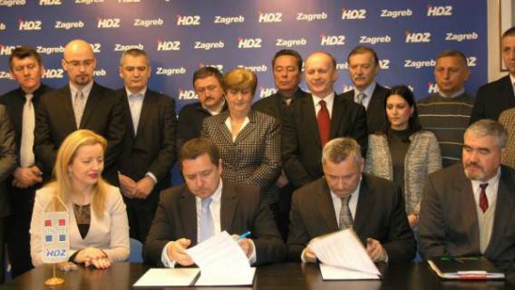 U zagrebu GO HDZ I GO BUZ potpiali koalicijski sporazum