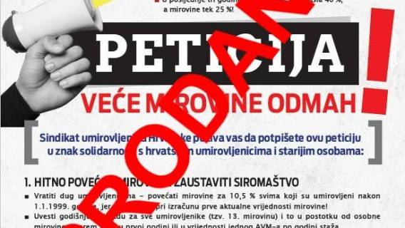 Umirovljenici ne nasjedajte na ovu prevaru SUH-a