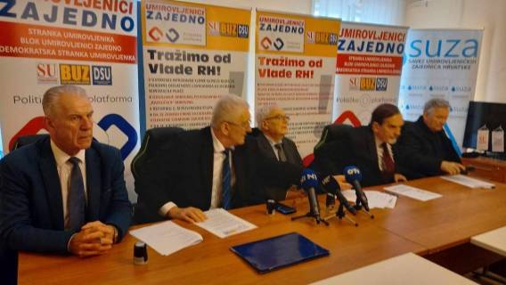 Umirovljenicima ne treba ničija milostinja niti mrvice već (u prosjeku) Za 200 &euro; veća mirovina, odmah!