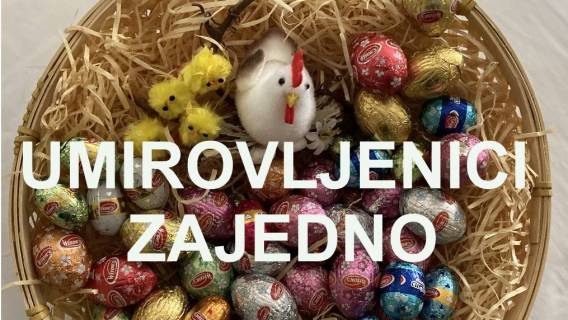 Uskrsna čestitka platforme UMIROVLJENICI ZAJEDNO