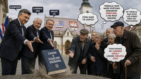 Zakon o starijim osobama, ili novi politički igrokaz HDZ-a!?