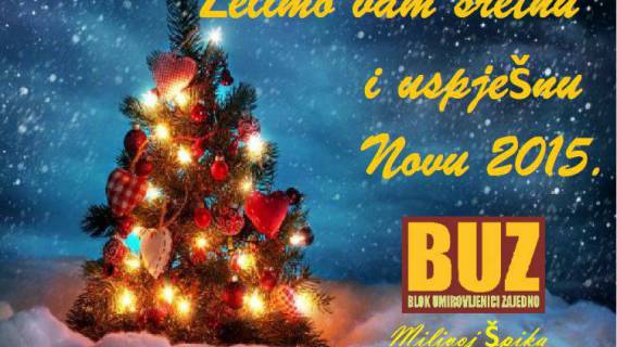 Želimo vam sretnu i uspje&scaron;nu Novu 2015. godinu!