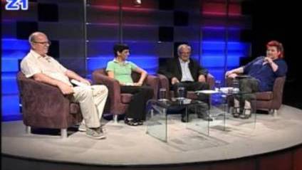 Željko Maru&scaron;i&aelig;, Diana Glasnova i Lazar Gruji&aelig; u emsiji Vesna Kljaji&aelig; uživo na TV Z1